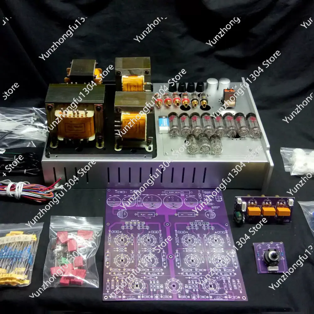 EL84 Parallel Push-pull Tube Machine 2*20W Tube Machine Amplifier DIY Kit