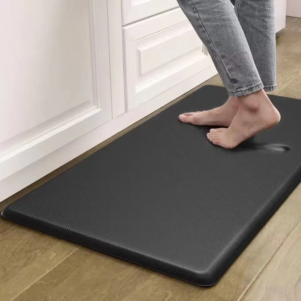 Anti Fatigue Kitchen Mat Stain Resistant Waterproof Thicker Long Floor Mats Easy to Clean Non-Slip Doormat Foot Pad Home Decor
