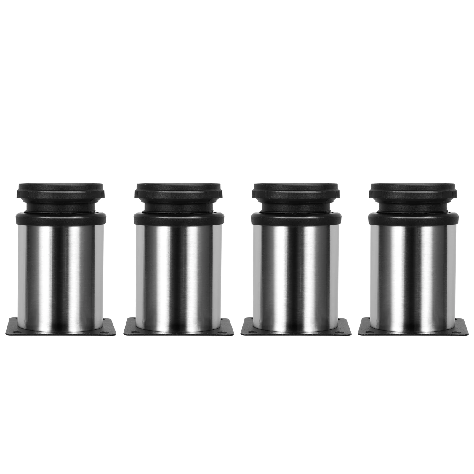 

4pcs Stainless Steel Cabinet Adjustable Table Support Height Adjustable Durable Replacement Accessories For Furniture Legs Sofa
