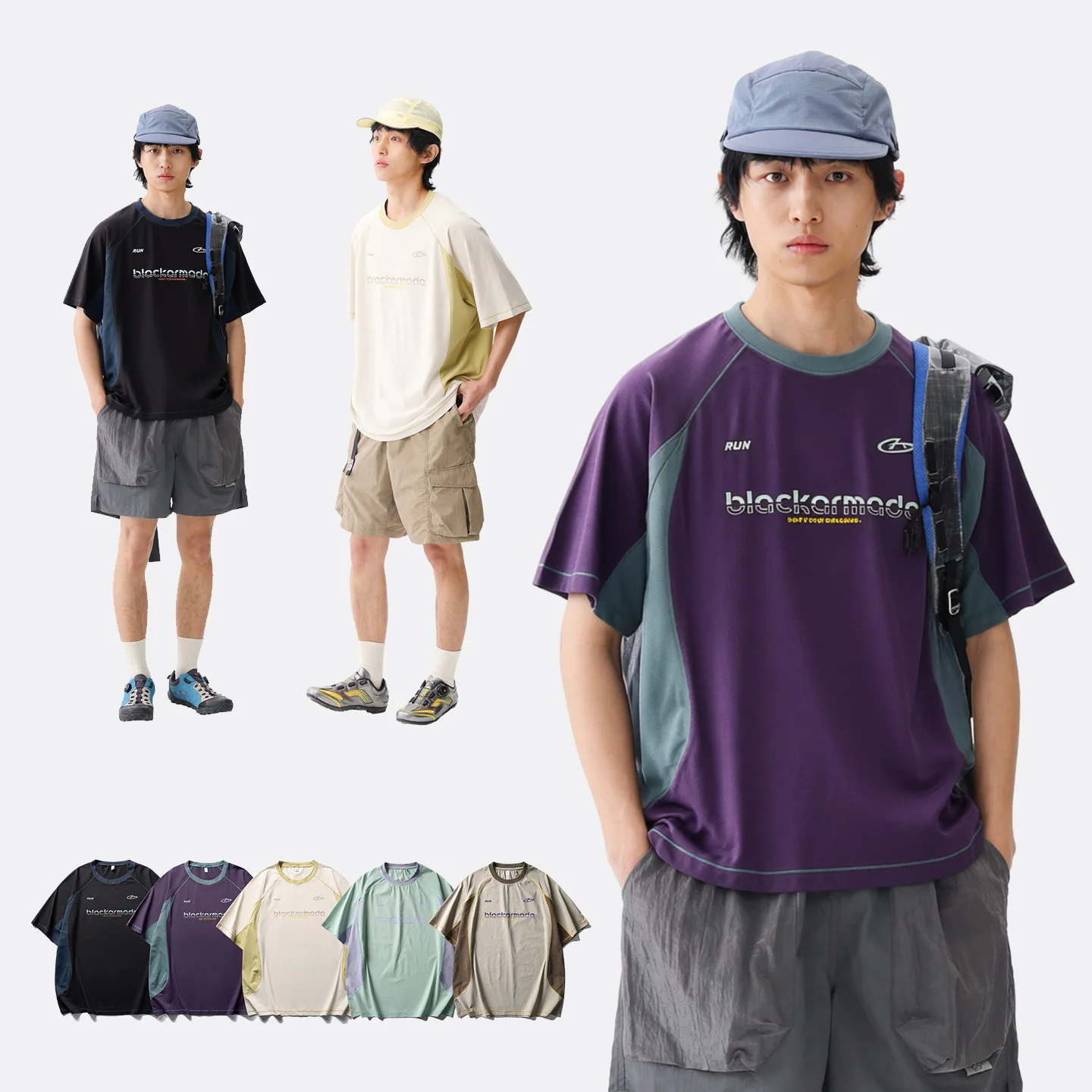 Sommer Kurzarm Outdoor Sport T-Shirt für Herren und Damen Mode Locker Lässig Schnelltrocknend T-Shirts Cityboy T-Shirt
