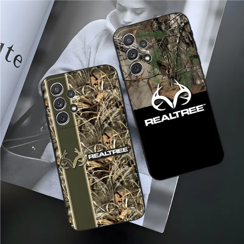 Realtree Real Tree Camo Phone Case For Samsung Galaxy S21 S22 S23 S30 S20 Ultra Fe S10 S8 S9 Note 10 20 Pro Plus Cover