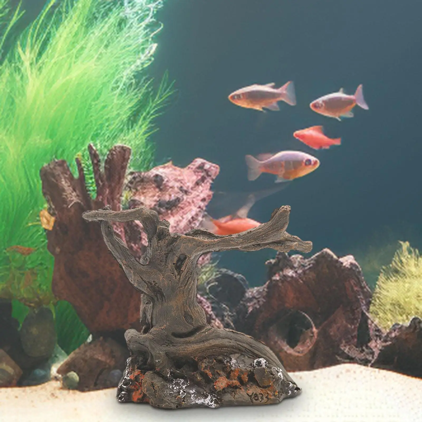 Reptilien Aquarium Stamm Treibholz Baum Fisch Höhle Versteck für aquatische Haustiere zu züchten Spiel und ruhen Reptilien Fisch Amphibien