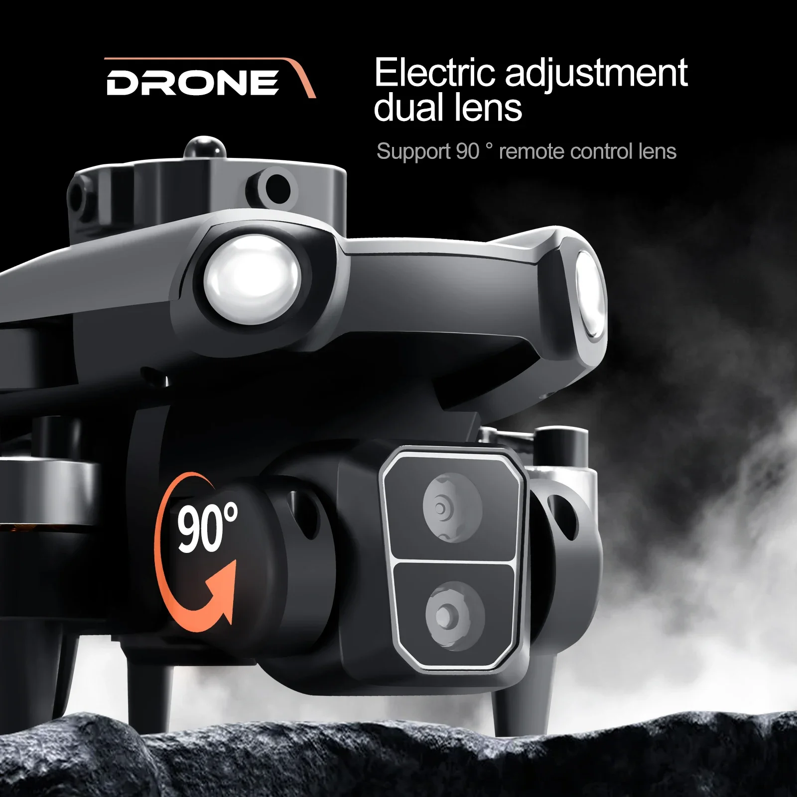S119 Drone WIFI FPV 480P Dual Camera Obstacle Avoidance Quadcopter Remote Control with 2.4 inch Screen