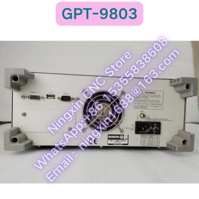 Second-hand GPT-9803 GPT9803 AC/DC Voltage Withstand Insulation Tester Functional test OK Fast delivery