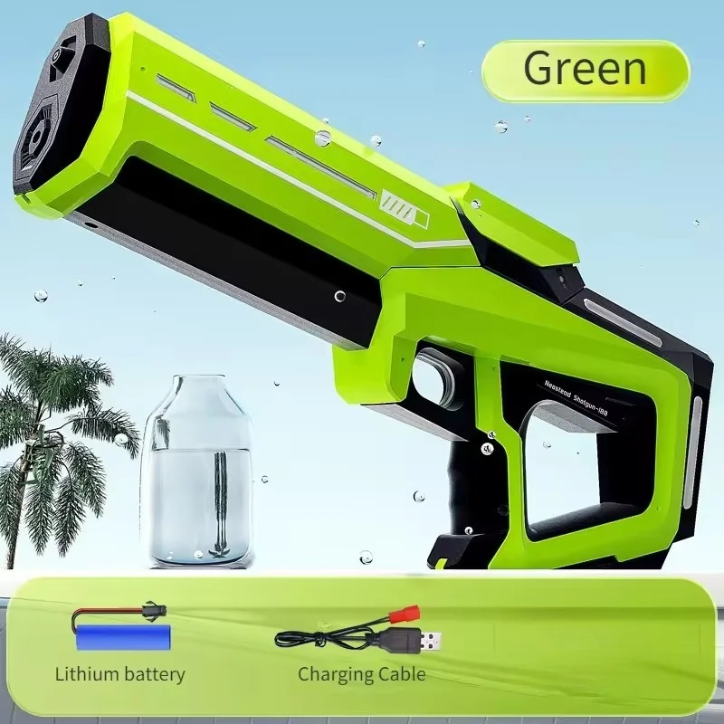 NONE 2-Sticks Kinder elektrische Wasserpistole Sommer Strand Outdoor Kampfspiele Induktion absorbieren Wasser vollautomatische Wasserpistolen für Kinder 7