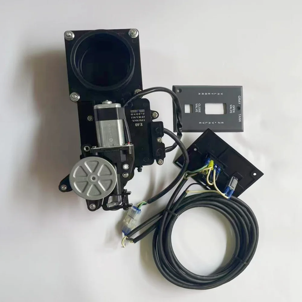 12V RV Drain Valve Accessories Toilet Electric Drain Valve Yacht Modification Black Water Tank Grey Water Tank Wastewater Valve