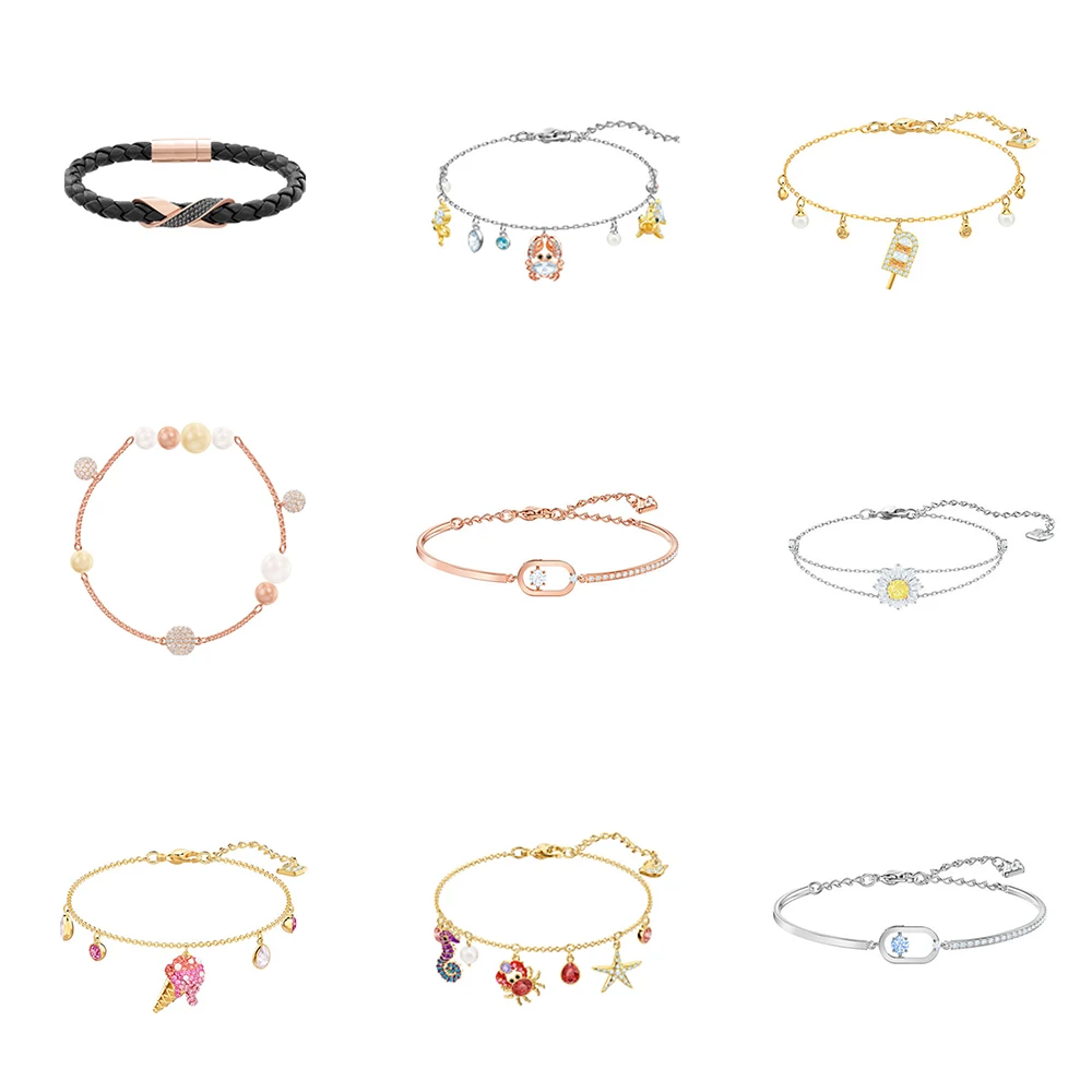 

New ice cream, creative and compact, versatile bracelet, crab pendant, fashionable gift