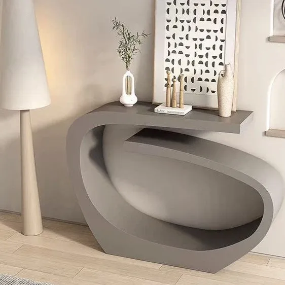 Nordic style front door pivot cabinet creative entrance console table  decorative cabinet  table hotel