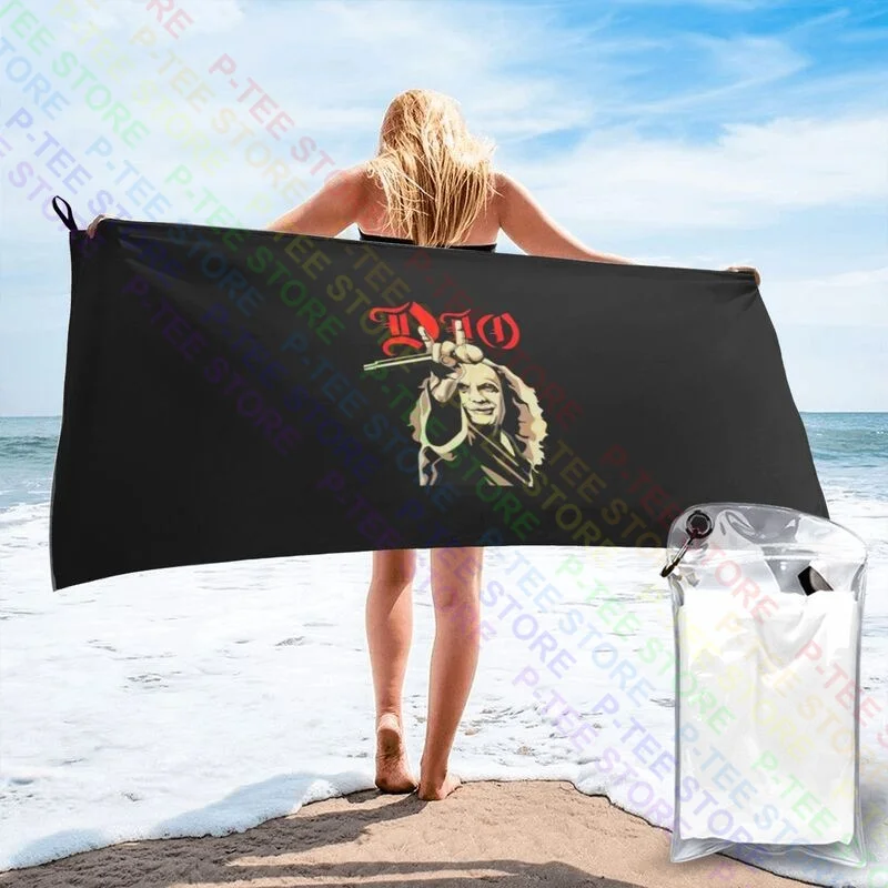 Ronnie James Dio Rockarture Neon Knights Quick dry Towel For Gym Lightweight Superfine fiber