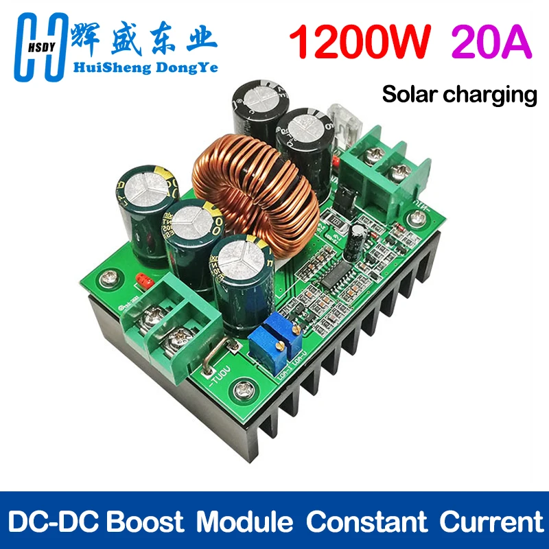 1200W DC-DC Boost Converter 10V-36V To 12V-80V 20A Step Up Power Supply Module Adjustable Constant Current Voltage