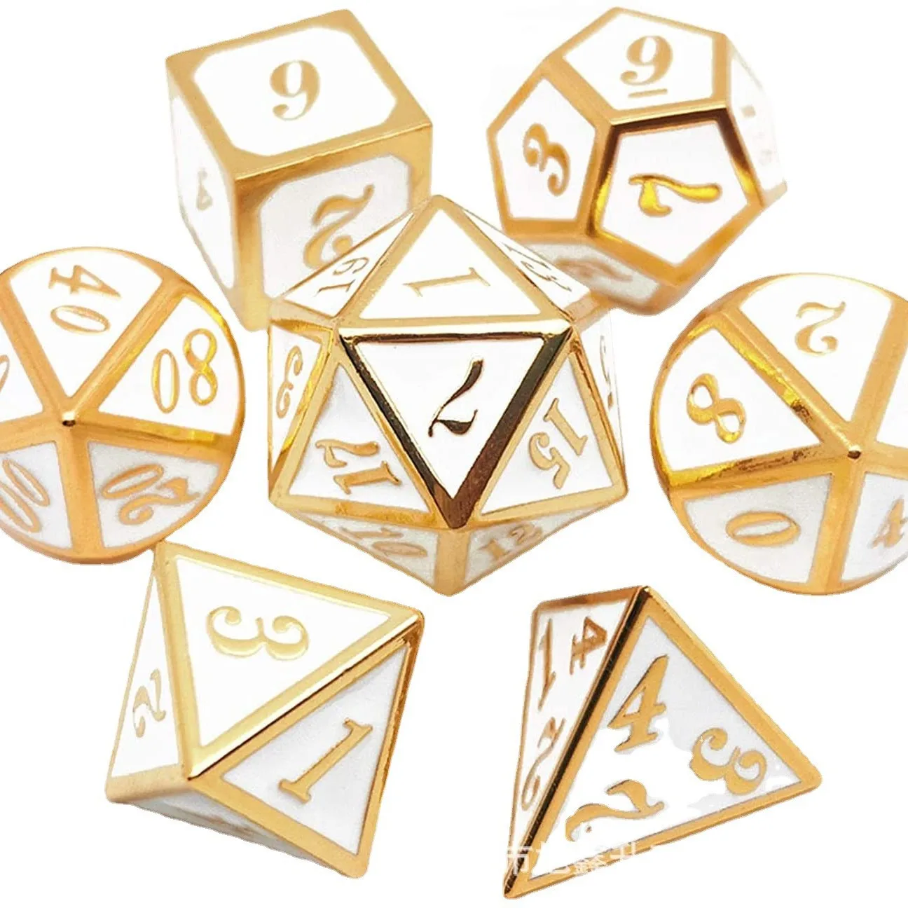 

Набор металлических кубиков для D&D, TRPG, многогранные кубики Cthulhu RPG для подземелий и драконов, Call of Cthulhu, настольные ролевые игры