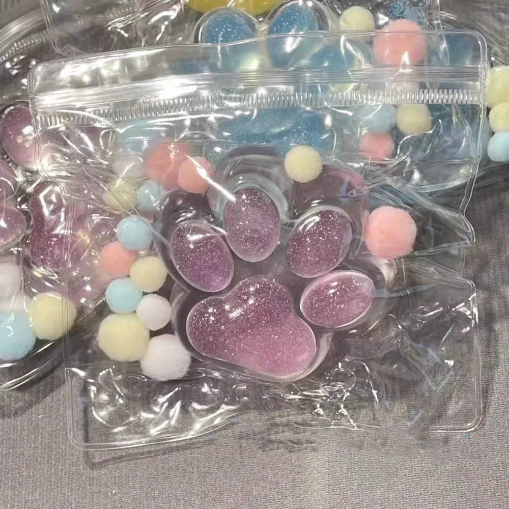 

Интересная игрушка для разминания кошачьей лапы, силиконовая мягкая игрушка в виде кошачьей лапы, игрушка-непоседа ручной работы, мультяшная игрушка в виде кошачьей лапы, практичные шутки