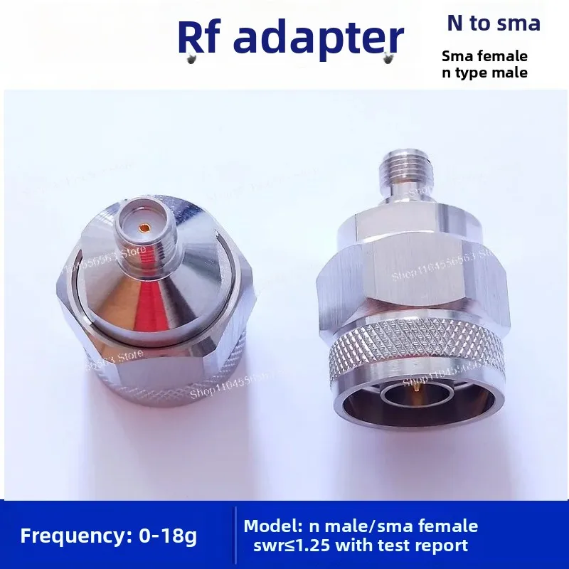 N-J / SMA-K Male to SMA Female Test Connector Adapter | High-Frequency 18GHz, Low Standing Wave
