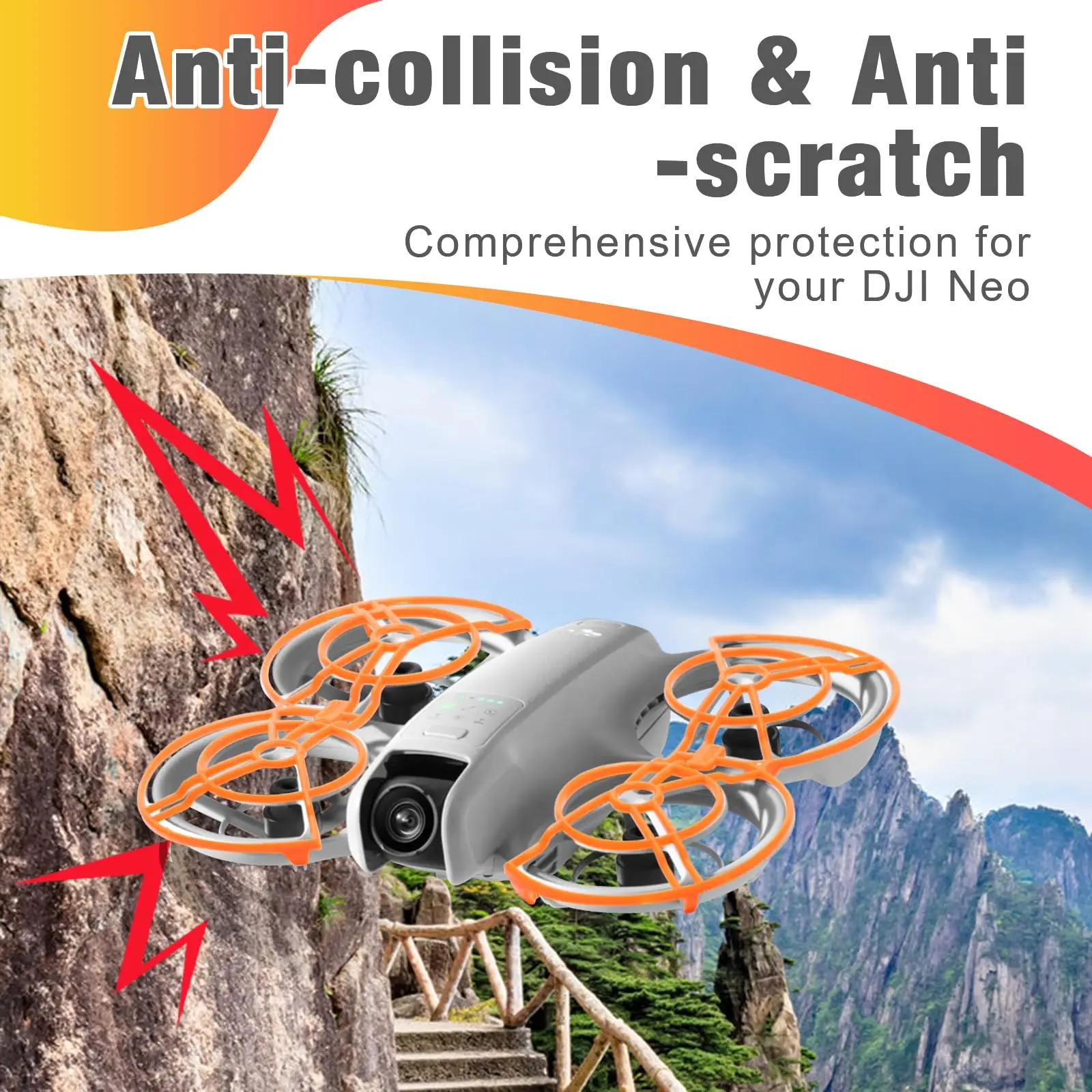 

Propeller Guard for DJI Neo 360° Anti Collision Ring Lightweight Protective Bumper Cover Protection Handheld Drone Accessories