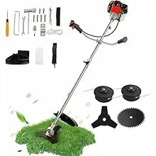 58CC Weed Wacker Gas Powered 2-Cycle Gas Weed Eater 4 in 1 Brush Cutter 18-Inch Straight Shaft Cordless String Trimmer