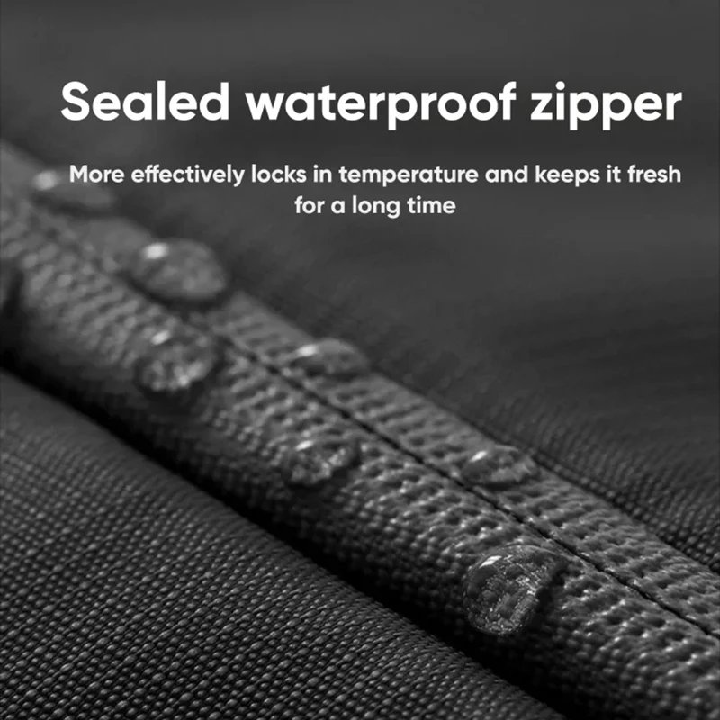 단열 도시락 가방, 알루미늄 호일 밥 가방, 식사 팩, 아이스팩, 휴대용 저녁 피크닉 음식... - 3