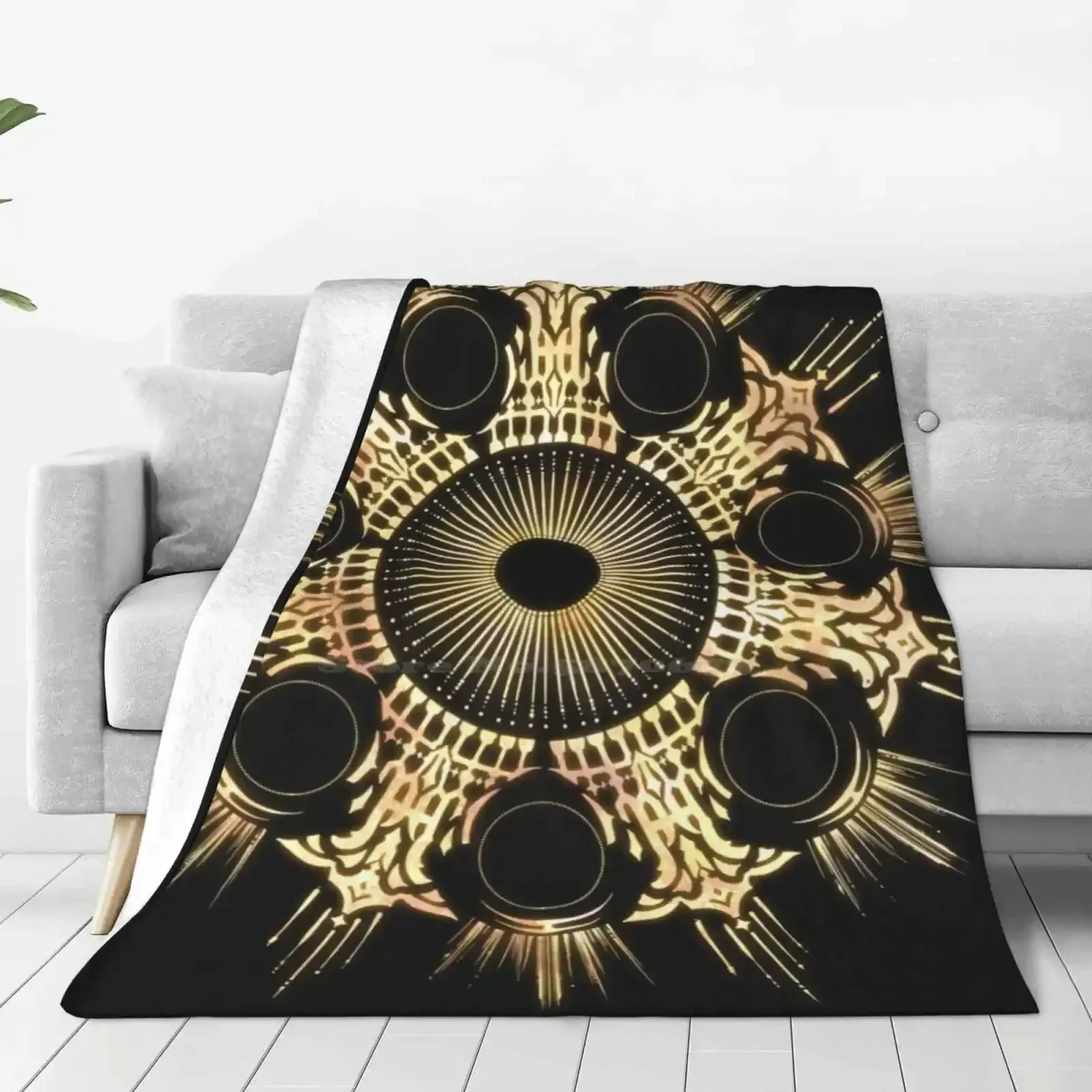 The Sigil Of Azem ( Glow ) Latest Super Soft Warm Light Thin Blanket Azem Ffxiv Ff14 Final Fantasy 14 Summoning Sigil Glyph