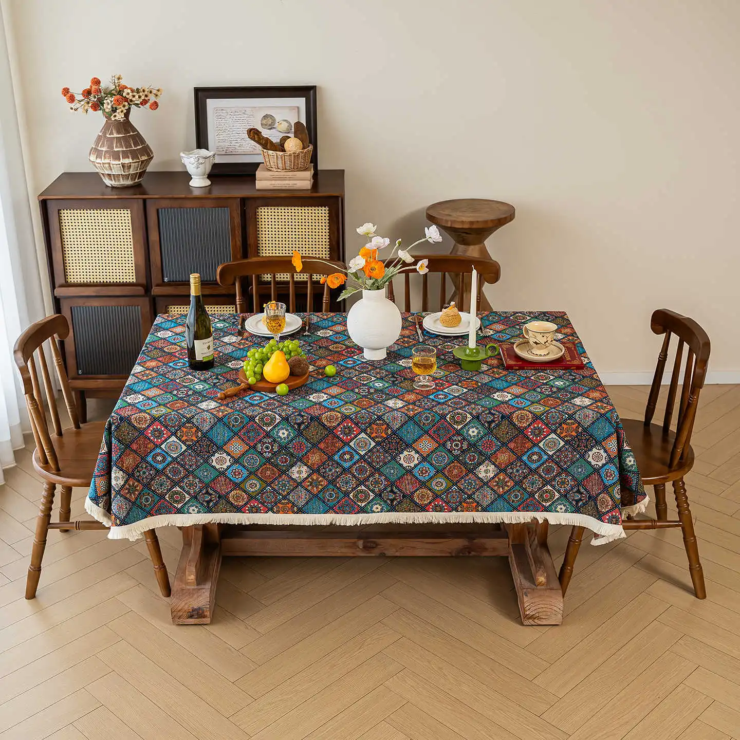 2026 new tablecloth, vintage, pastoral