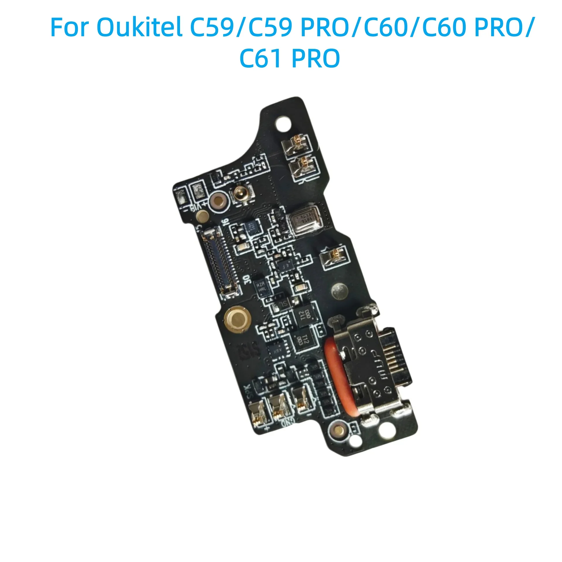 New For Oukitel C59 C60 PRO C59PRO C60Pro C61 Pro Phone USB Board Charging Port Plug Board With Mic Part Accessories