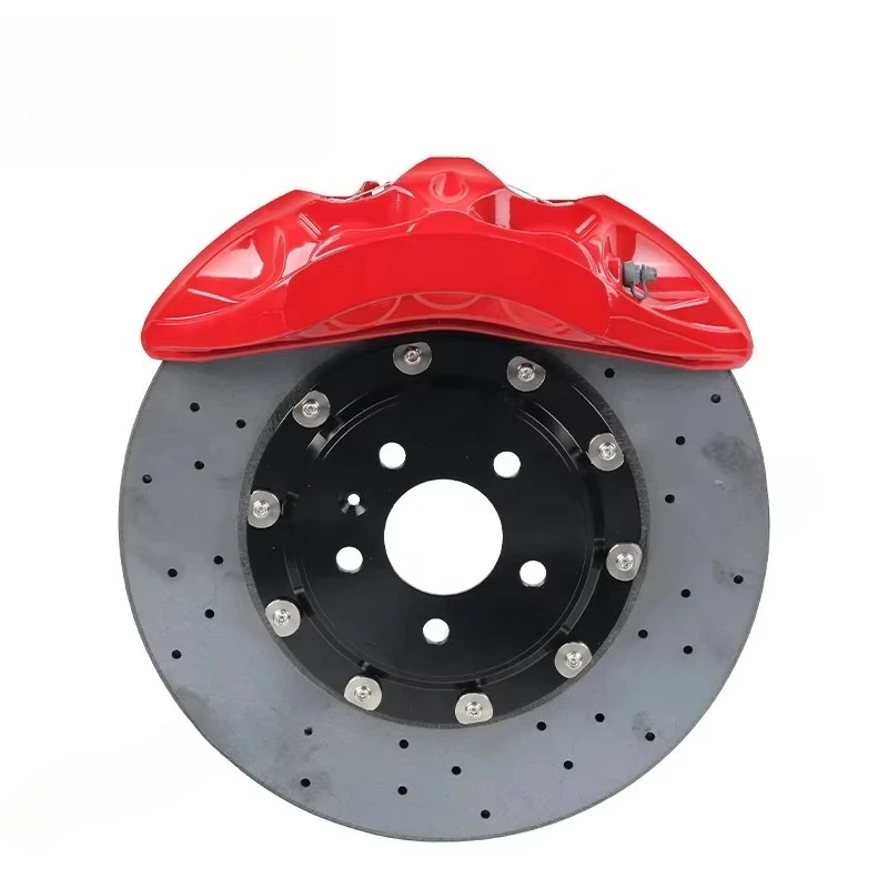 8n Big Brake Kit for High Performance Vehicles 6 Pistons Racing Caliper Rotor Pad Set Suitable