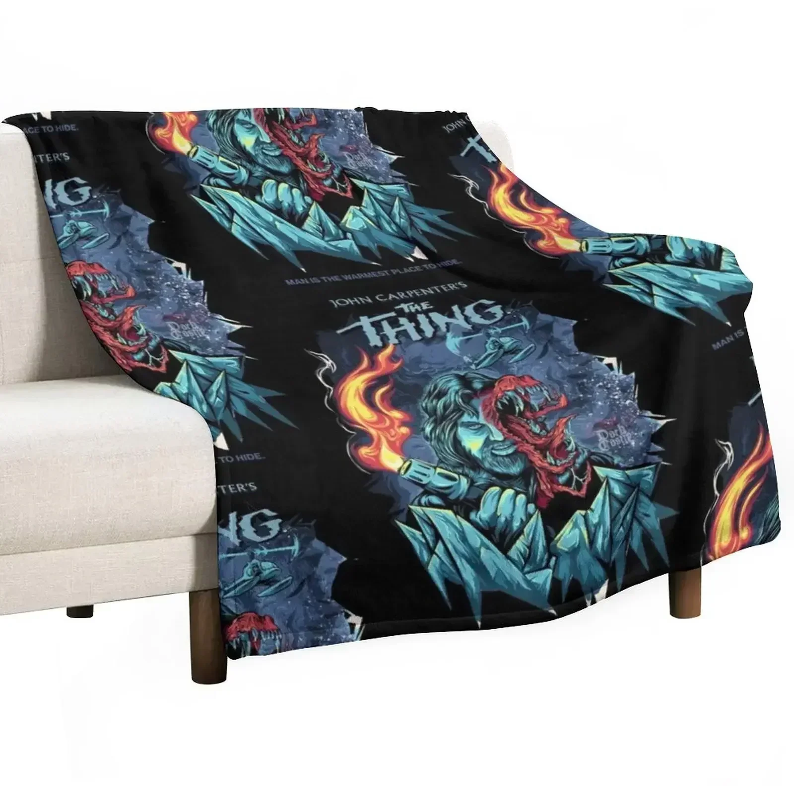 The Thing Throw Blanket halloween Soft Big Fashion Sofas Luxury St Bed linens bed plaid Blankets