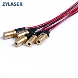 1/5/10PCS Unsichtbare Licht Fix Fokus Laser Modul IR Dot Infrarot Kupfer Kopf Positionierung Lampe Laser diode D6X13mm 1MW 5MW 10MW