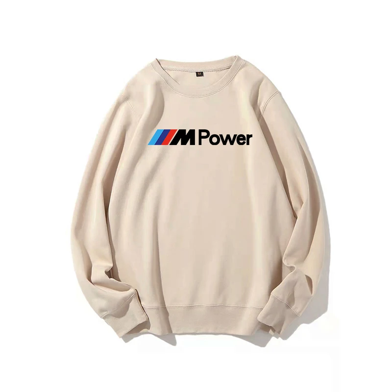 BMW M POWER Department Sweater Car Culture Men's Sweater Autumn and Winter New Men's and Women's Streetwear