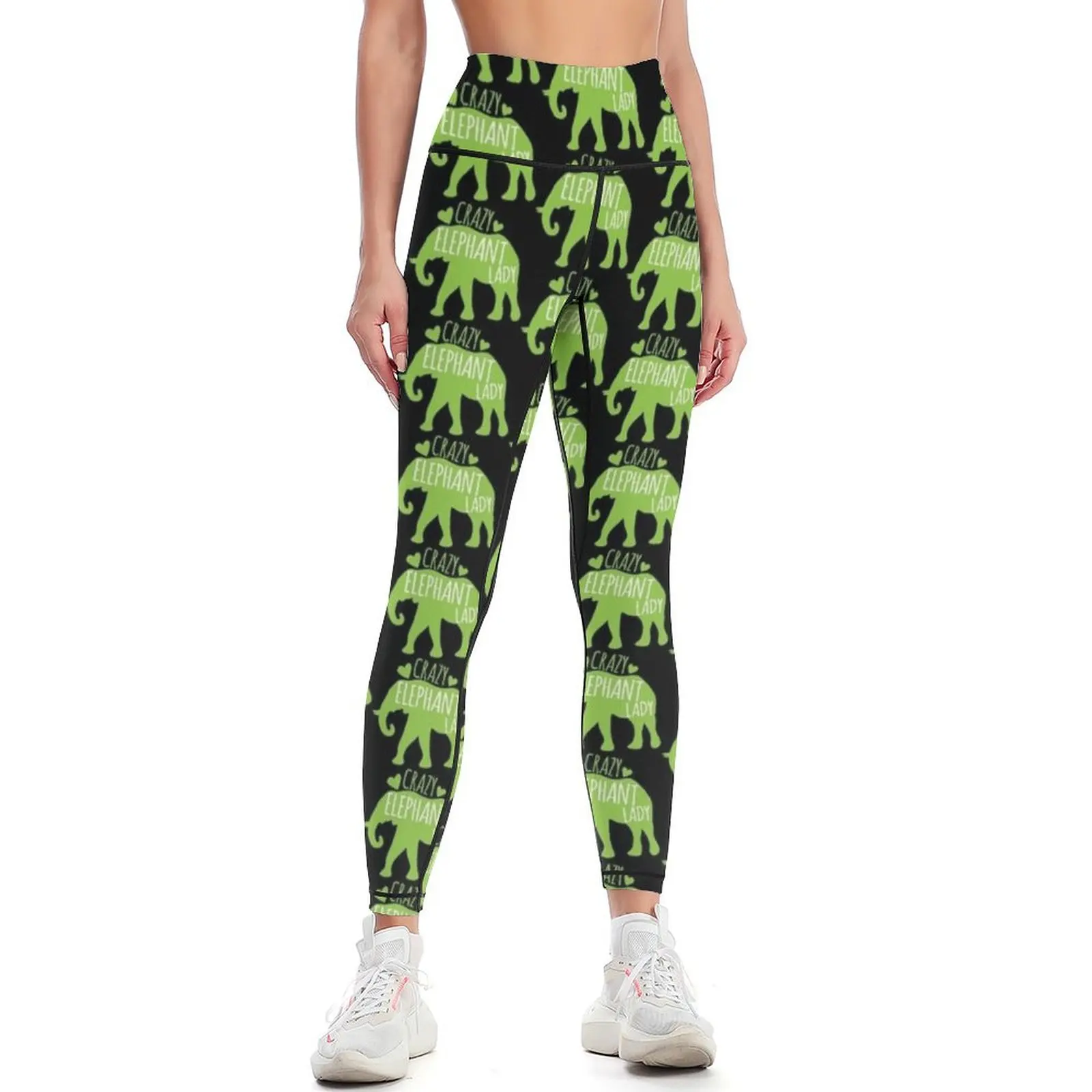 Crazy Elephant lady Leggings gym's sportswear active wear sports for push up for physical Womens Leggings