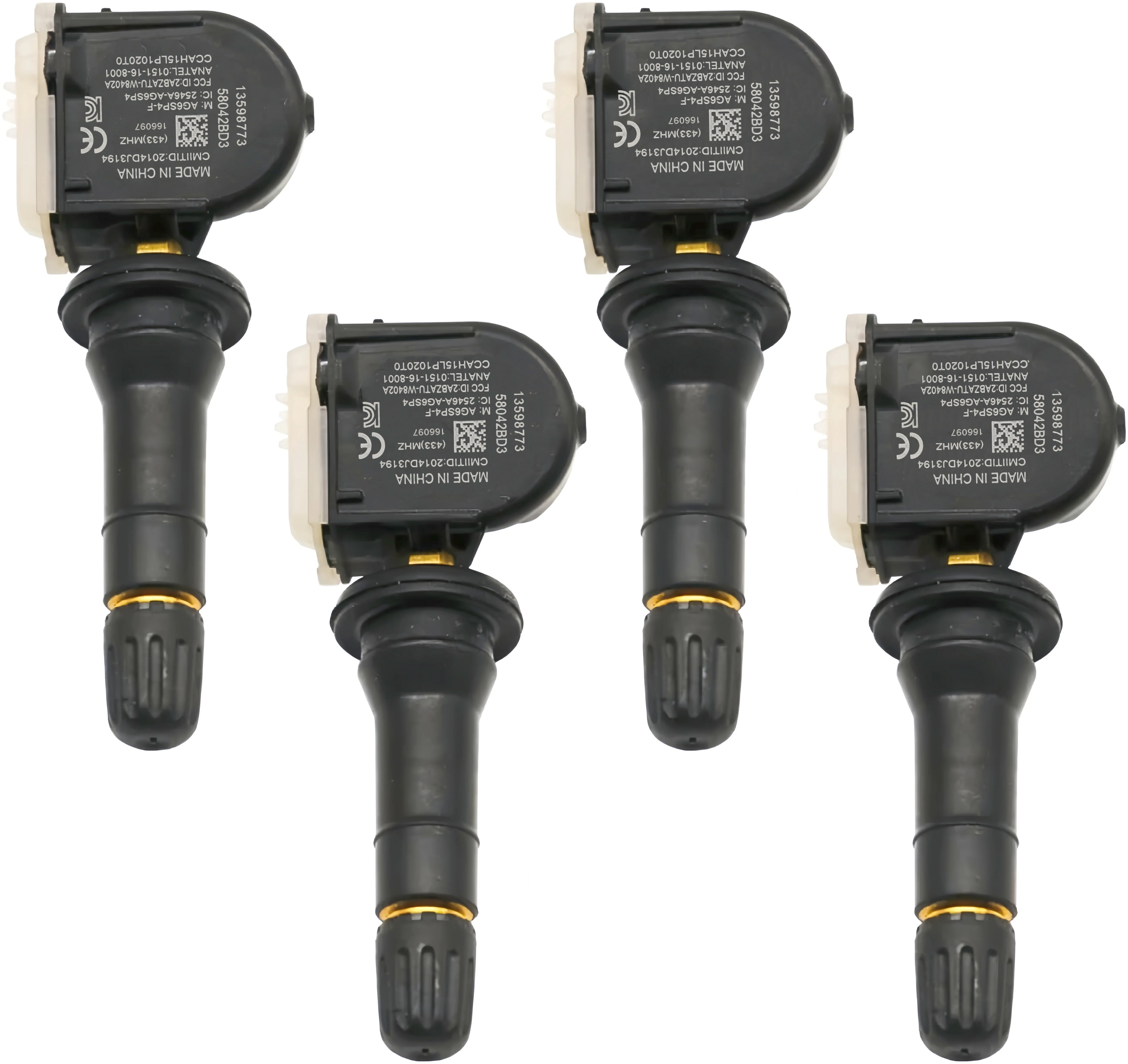 

OE 13598773 13581561 13598787 TPMS Sensor 433MHz ±1.45PSI High Accuracy for Chevy Silverado Equinox Malibu Camaro Suburban