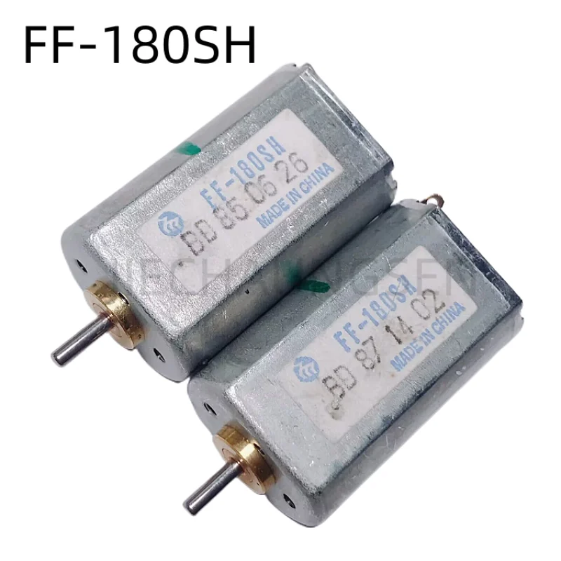 

2PCS/LOT FF-180SH 2.4V 10800RPM Micro DC Motor DIY Electric Toothbrush Shaver Model Aircraft Motor