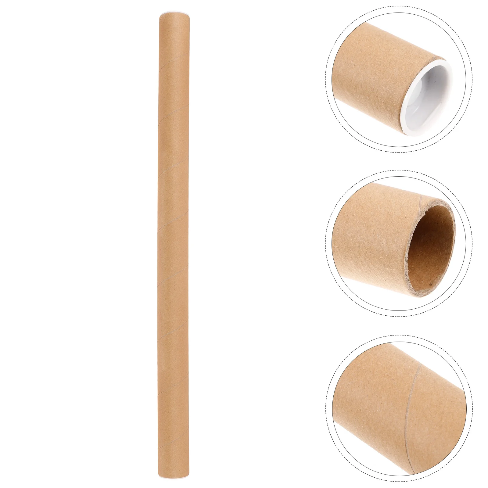 

Paper Tube Poster Carrying Holder Tubes for Mailing Storage Pipe Case Kraft Stand Artwork