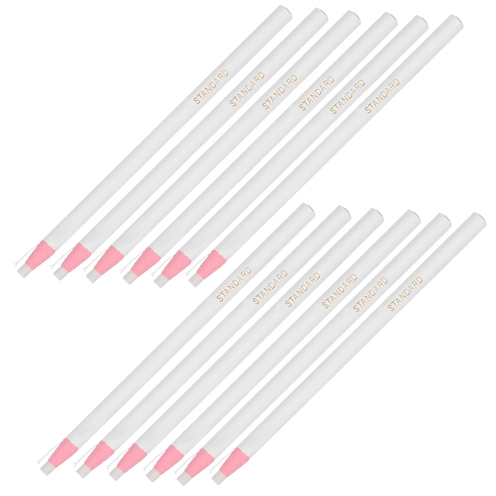 12Pcs Peel-Off Grease Pencils Portable Marker Pens for Professional Crafts Tailors Clothing Fabric Marking Peel-Off Wax Pencils