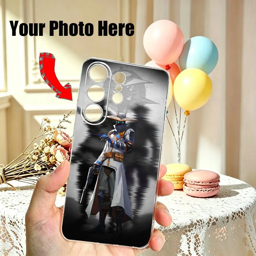 Game Cypher Valorants Phone Case For Samsung S25,S24,S21,S22,S23,S30,Ultra,S20,Plus,Fe Transparent Cover
