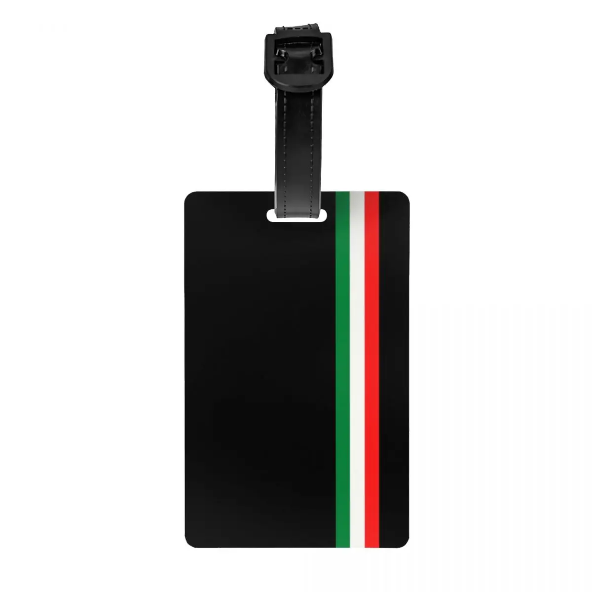 Étiquettes à bagages minimalistes pour valises, étiquettes de bagage Italian Pride, couverture de confidentialité, étiquette d'identification, mode italienne