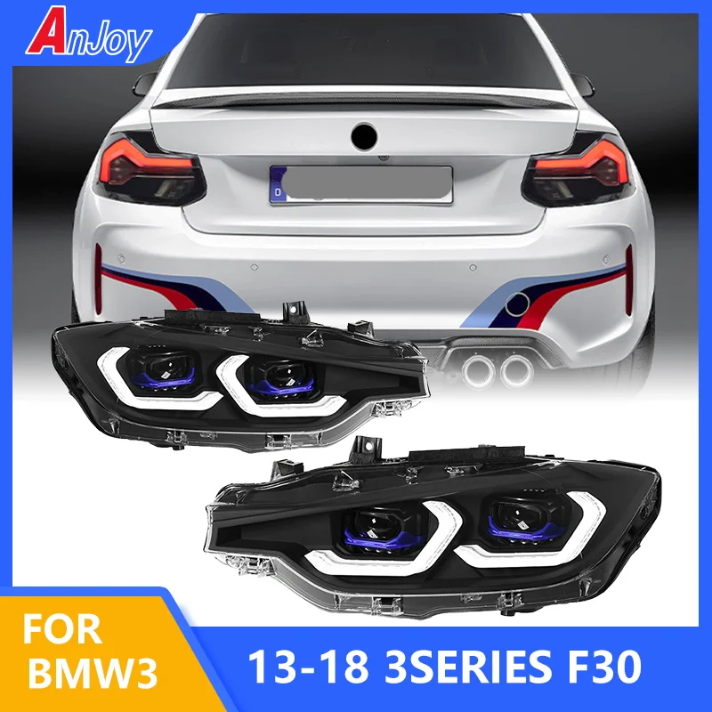

Car Front Lamp For BMW 2013-2018 3 Series F30 Headlight Assembly Retrofit Day Running Lights Turn Signal Head Light