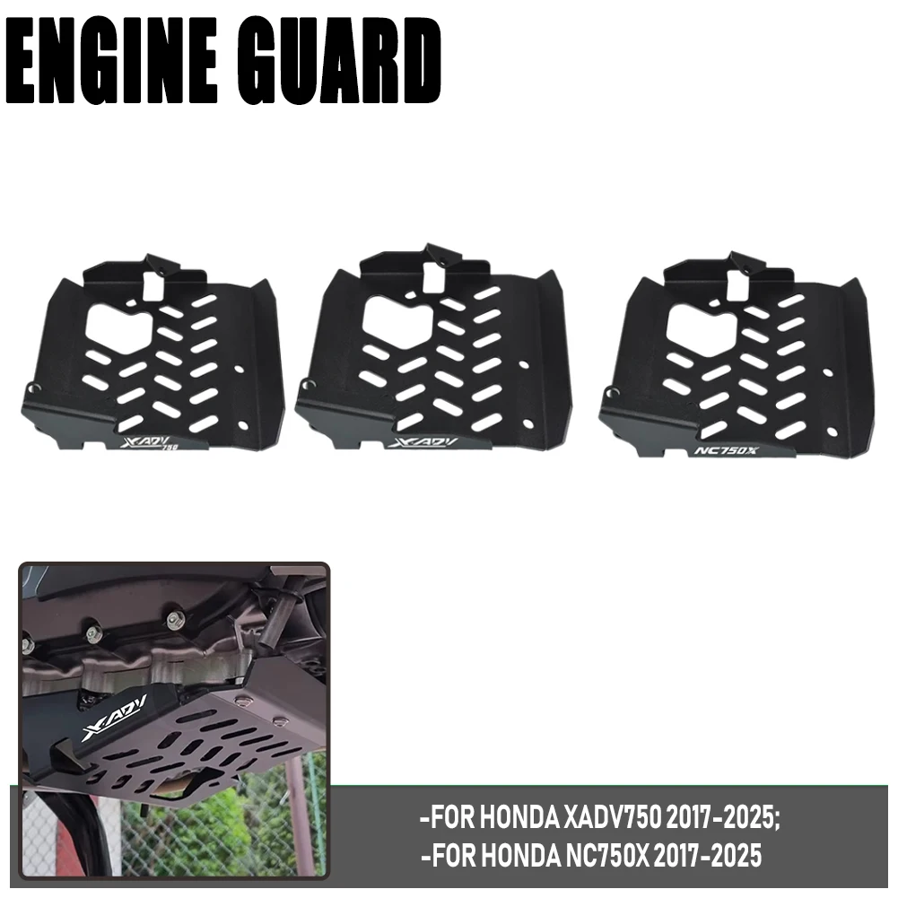 

XADV750 Motorcycle Skid Plate Bash Frame Guard Engine Protection Cover For Honda XADV750 NC750X 2017 2021 2022 2023 2024 2025