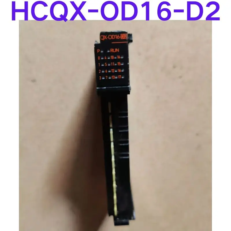 

Second-hand test OK , PLC module HCQX-OD16-D2