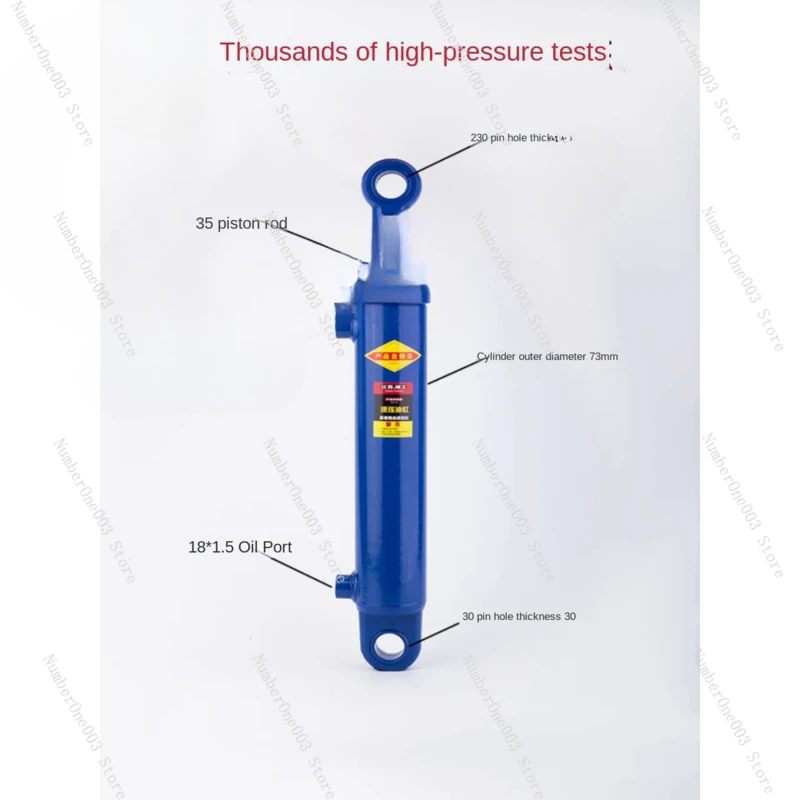 Complete List of Accessories for A 3-ton 5-ton Hydraulic Cylinder Hydraulic Cylinder Bi-directional Lifting Small Heavy-duty