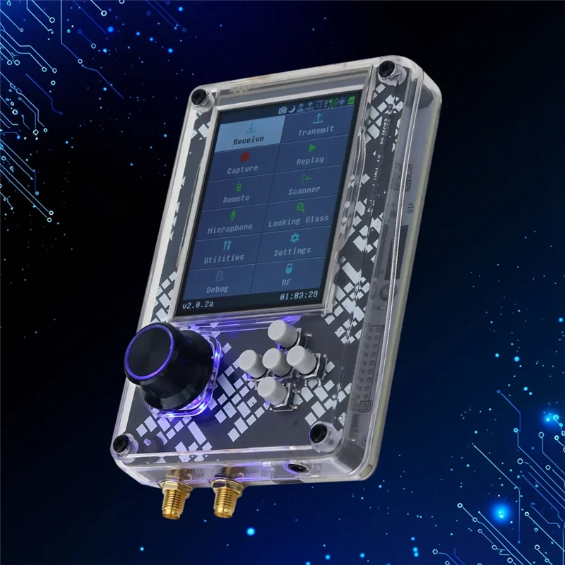 A29F-Für Hamgeek R10C+ H2M Hackrf Portapack SDR Radio montiert V2.0.2 mit SMA Kabel Antenne Software Defined Radio