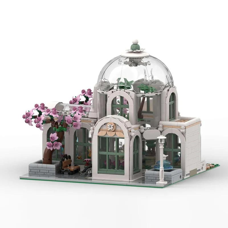 1632 قطعة MOC وحدات حديقة نباتية وحدات نموذج اللبنات البناء لتقوم بها بنفسك هدايا عيد الميلاد فكرة لعبة التعليم عيد ميلاد #6