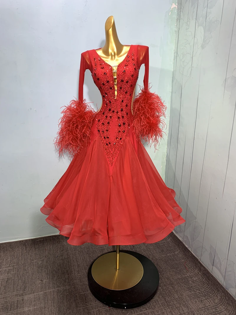 open lace back dress Dance Clothes main image 1