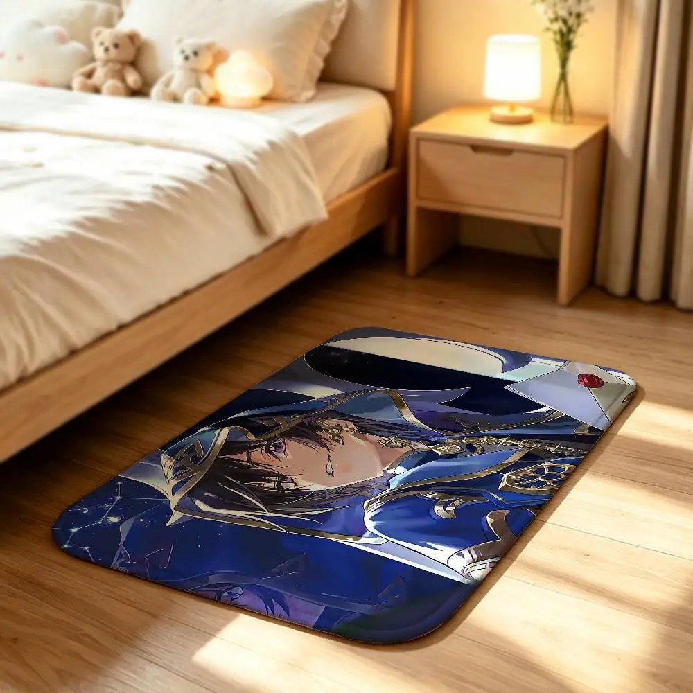 Lelouch L-Lamperouge Zero Short Plush Rug Carpet mat Machine Washable Soft Comfortable Anti‑Slip Floor Mat Home Decor