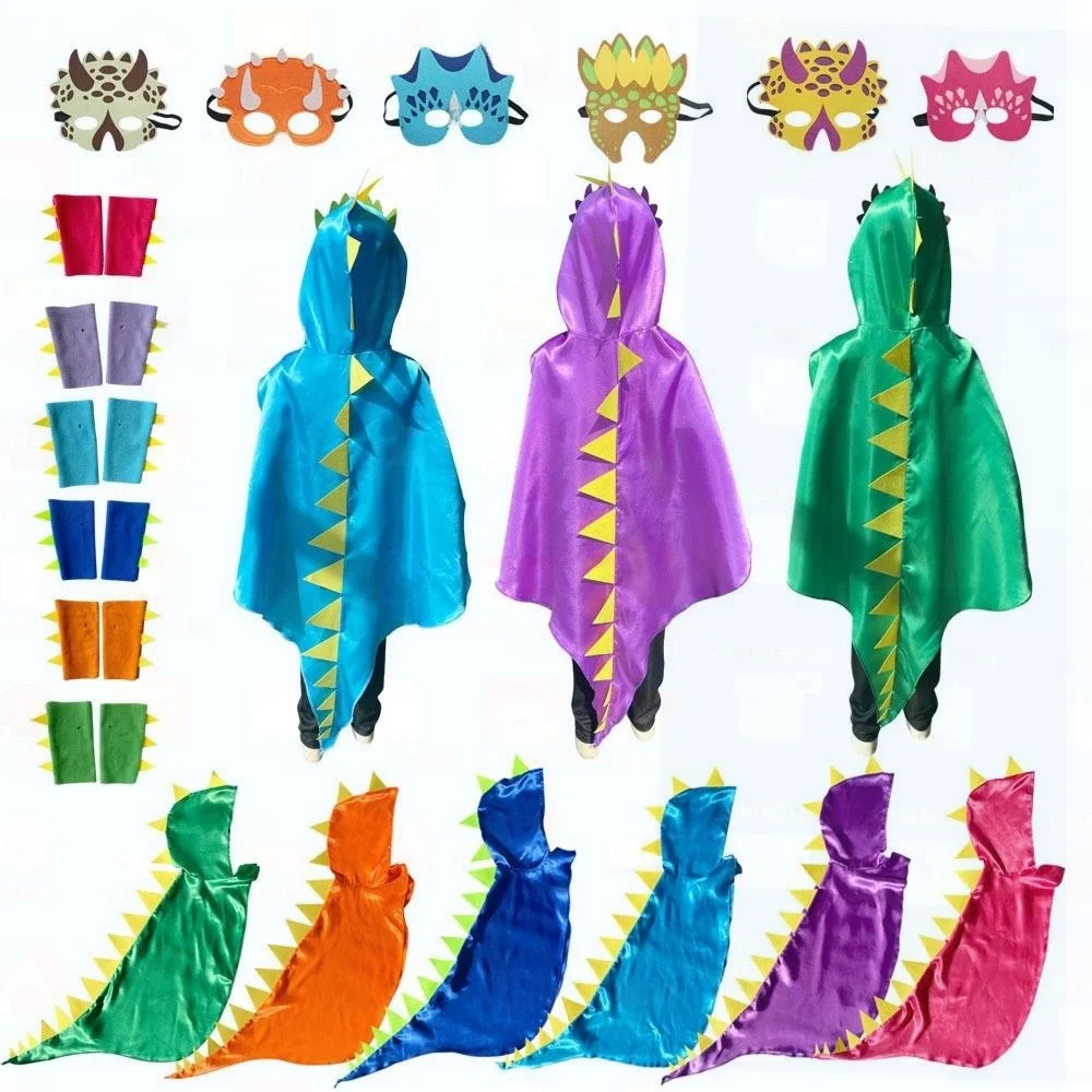 loween Dinosaur Costume Animal Role-plang eup Prop Performance Clothes Children's Outfit Traditional Chinese Stage Co...