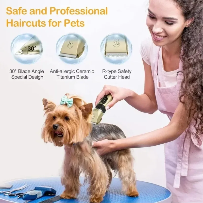 Cordless Pet Grooming Clippers 5