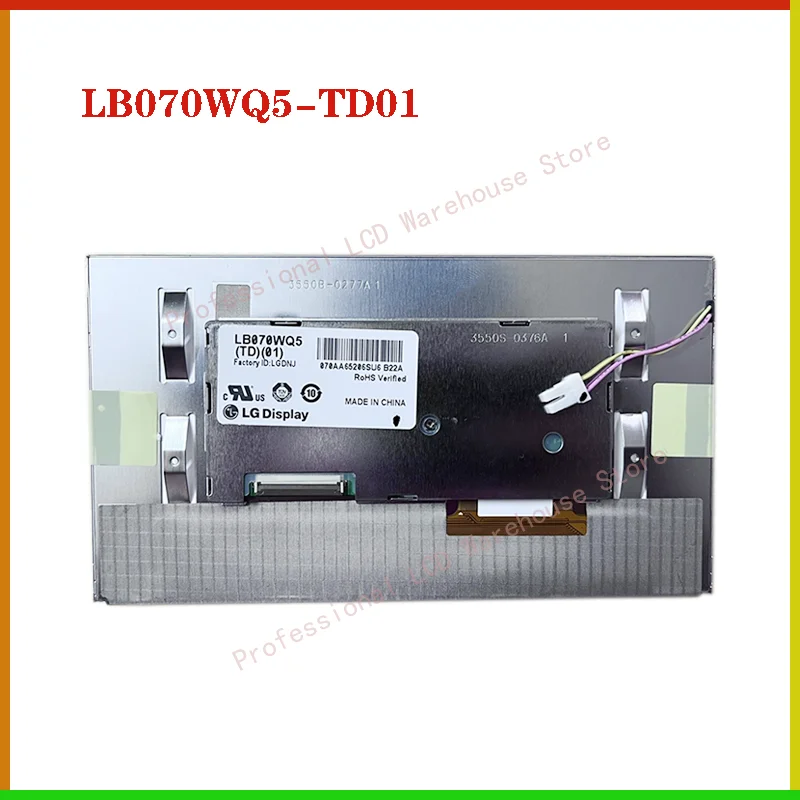 

Original 7 Inch LB070WQ5-TD01 LB070WQG(TD)(01) For Opel Insignia Astra CD500 CD600 DVD800 Radio Navigation LCD Display Repair
