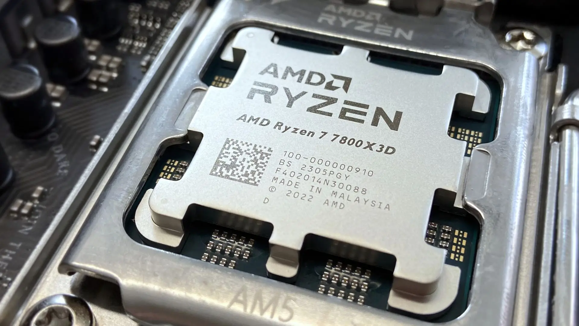 معالج AMD Ryzen 7 7800X3D 4.2 جيجا هرتز L3=96 متر 120 وات 8-Core 16-Thread R7 7800X3D مقبس AM5 5NM DDR5 ولكن بدون مروحة #6