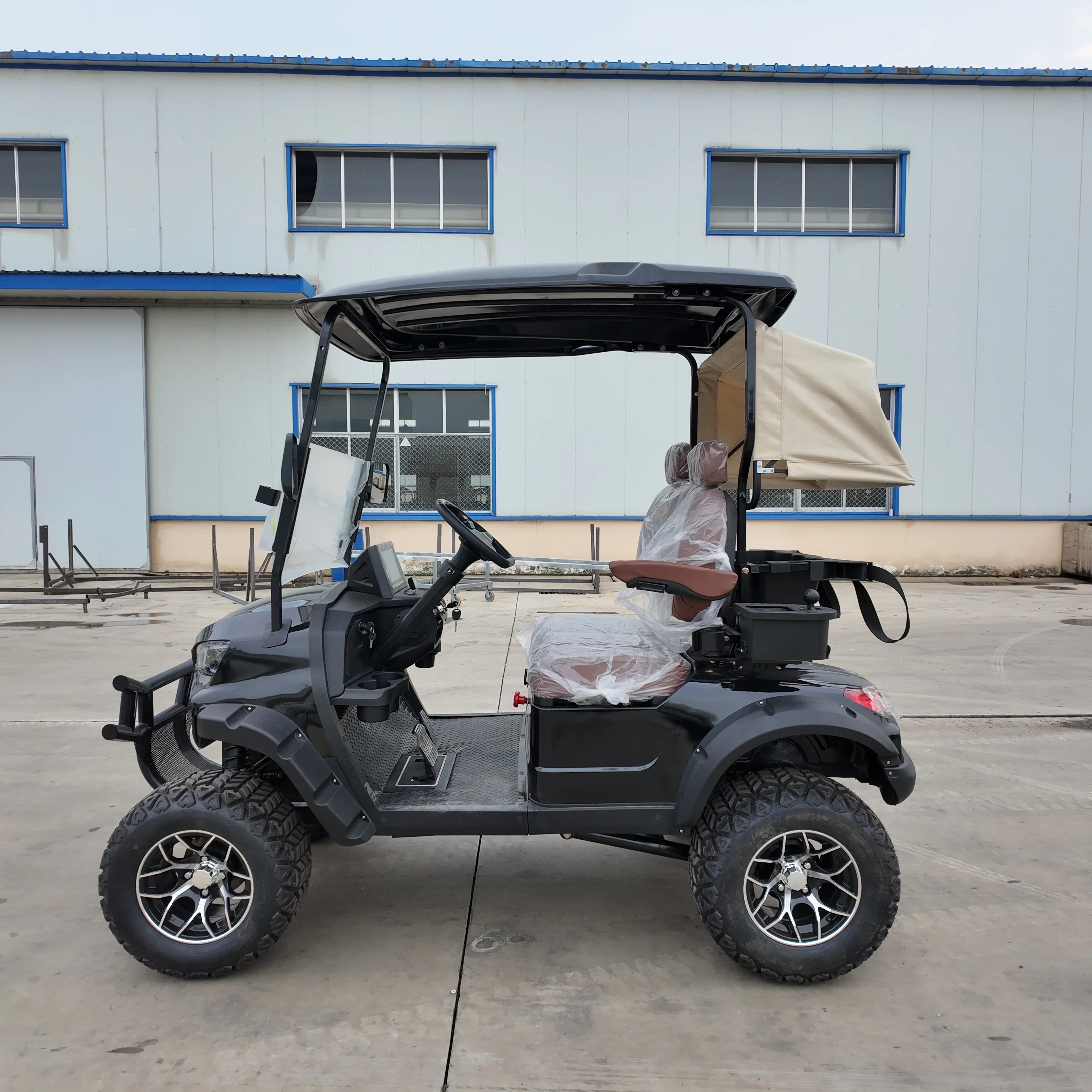 2025 KGolf Cart MD Four-wheel Tourist Attraction Hotel Patrol Car  Off-road Electric Golf Cart