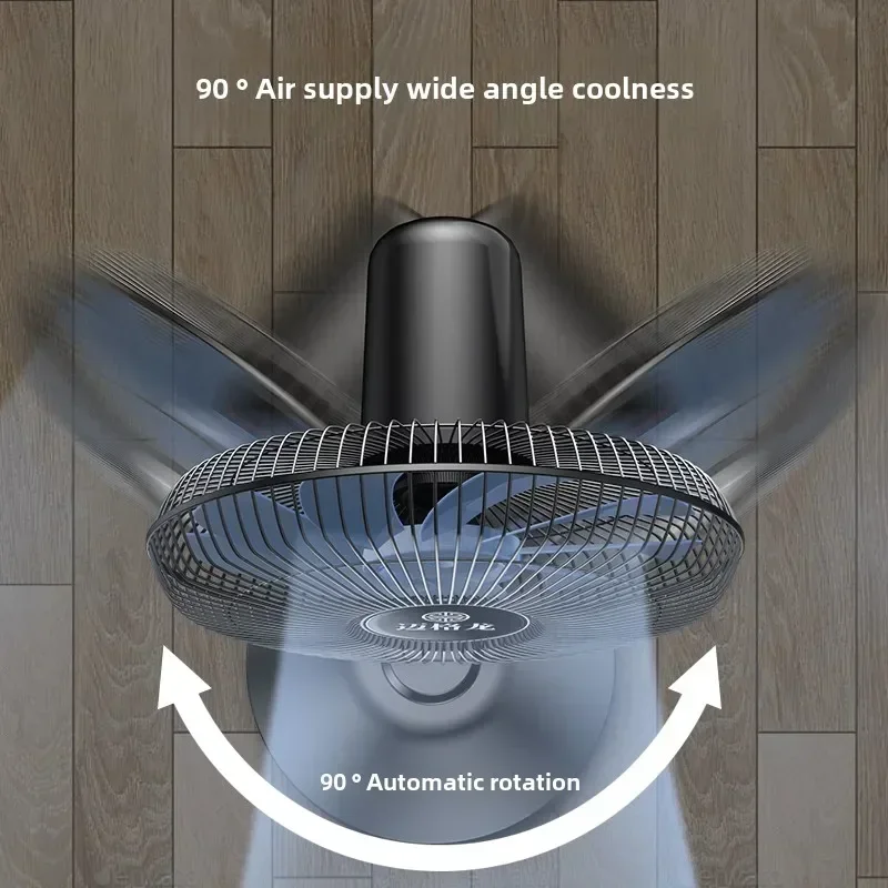 household  silent dormitory shaking fan mechanical timing vertical high wind remote control energy-saving electric fan
