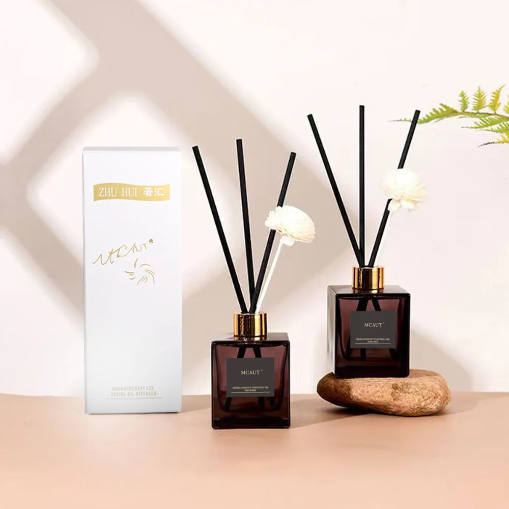 200ml Natural Plant Essential Oil Flameless Reed Diffuser Luxury Long Lasting Fragrance Home Bedroom Air Freshener Indoor Decor