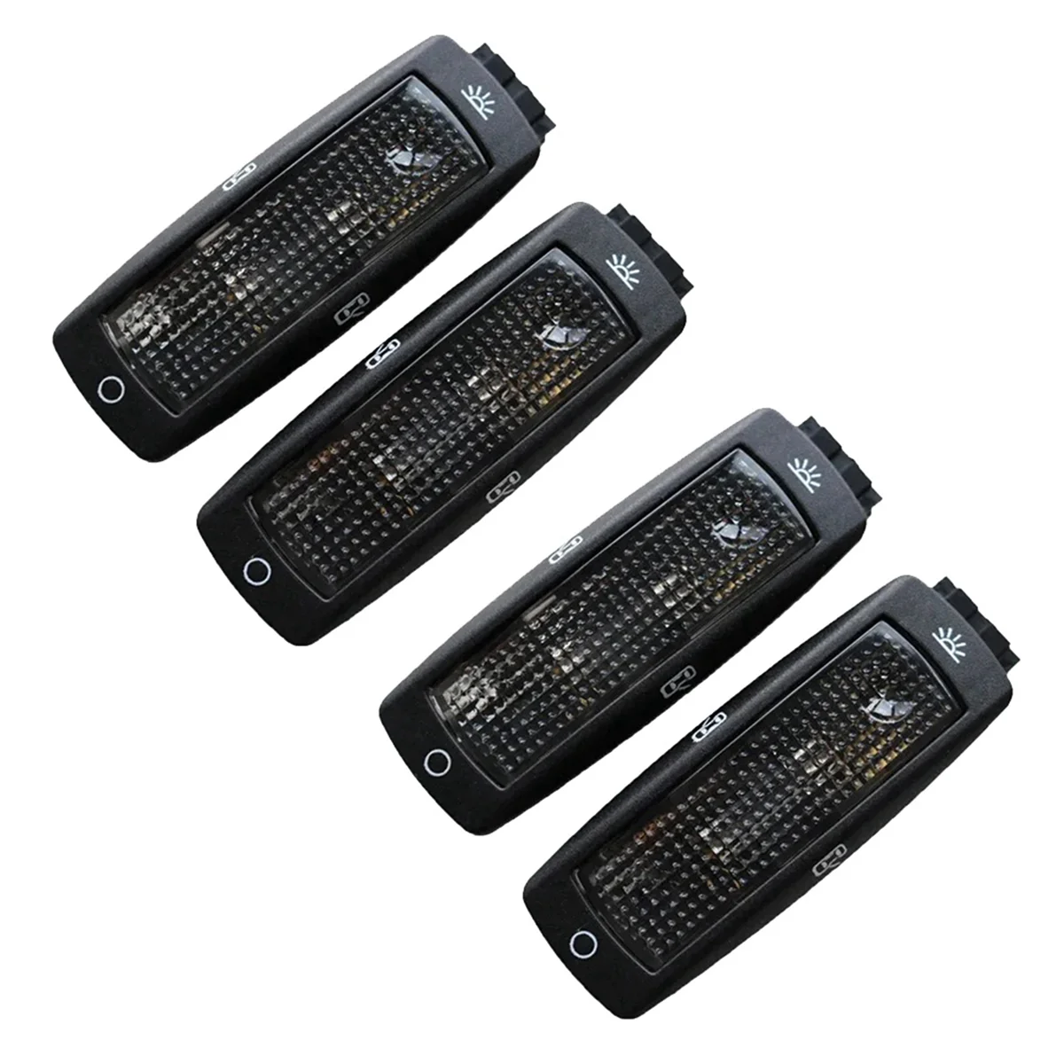 4Pcs Car Rear Roof Lamp Reading Map Dome Light Ceiling Lamp 3B0947291B for Golf 1998-2005 Superb